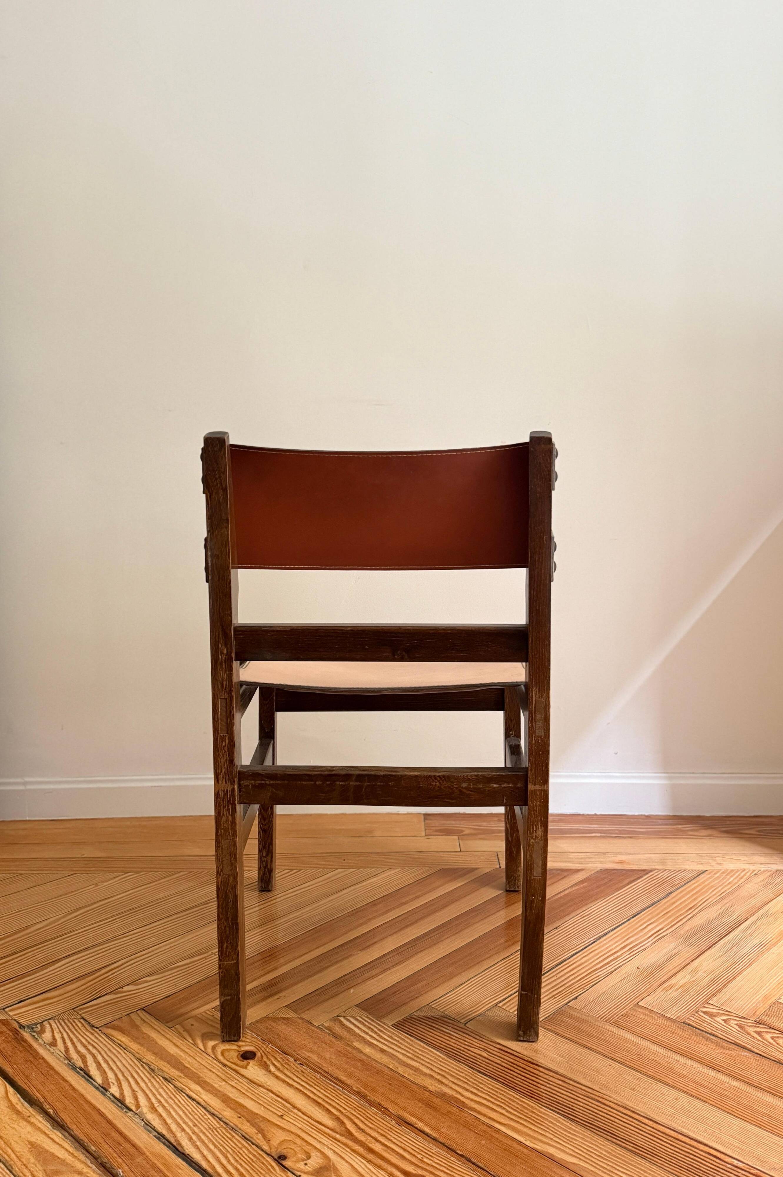 Chairs by Pierre Chapo for Maison Regain