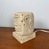 Limestone table lamp, 1960-70
