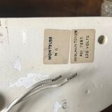 Pair of enamelled ceramic wall light