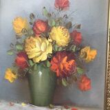 Country bouquet painting