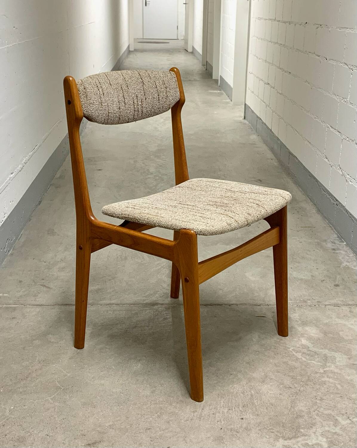 4x Teak Dining Chairs Denmark 60s