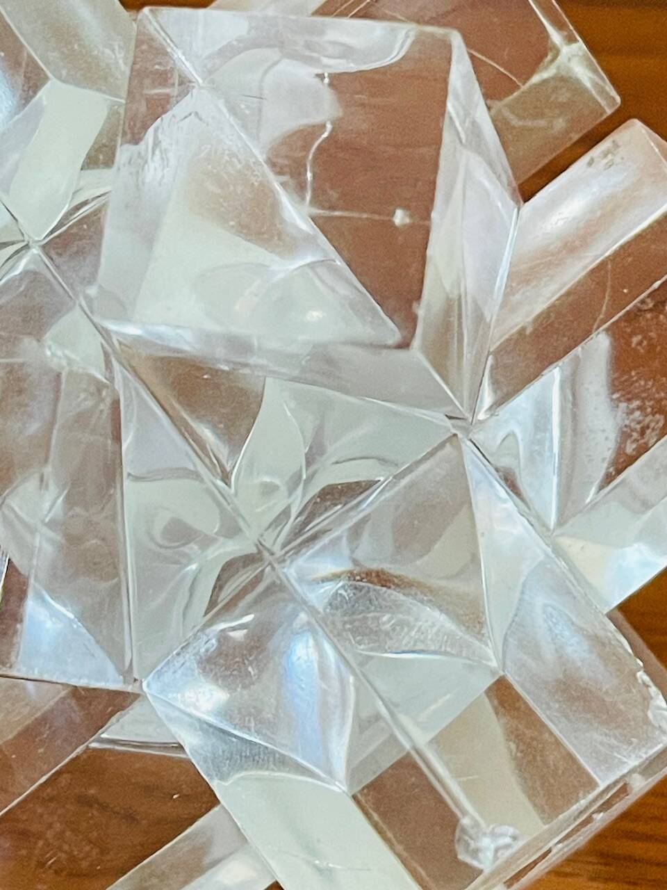 Vintage Chinese Plexiglas Puzzle, Circa 1970s