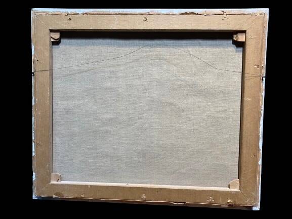 Peinture au couteau signée Moun-Pollat