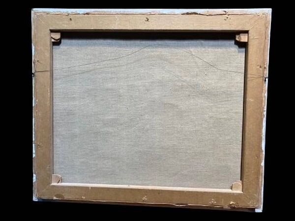 Peinture au couteau signée Moun-Pollat