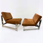 Set of 2 Lounge Chairs by Gilles Bouchez for Airborne, 1972