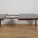 Mid-Century Round Rosewood Dining Table Model 71 by Severin Hansen for Hasl