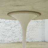 Table 137 cm Tulip Vintage by Eero Saarinen for Knoll Calacatta marble