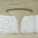 Table 137 cm Tulip Vintage by Eero Saarinen for Knoll Calacatta marble