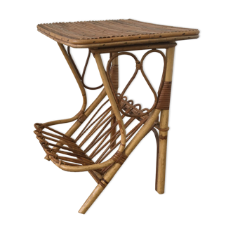 Table carries vintage rattan review
