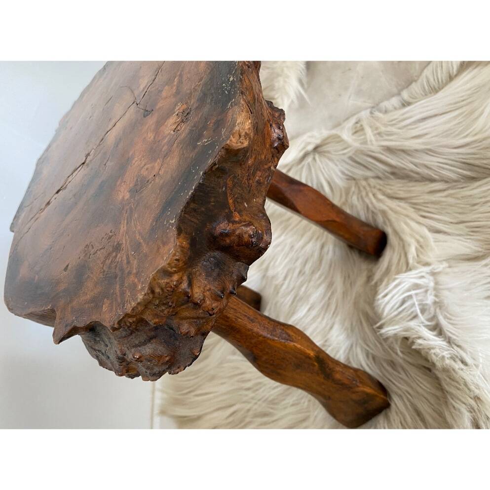 Elm tripod coffee table