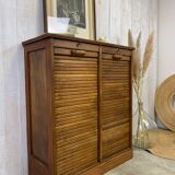 Double curtain binder