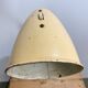 Lampe de table industrielle beige du milieu du siècle, années 1960