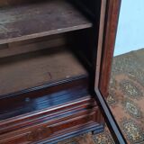 Bibliothèque époque Napoléon III en loupe de thuya