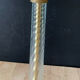 Glass and gilded metal lamp foot Laura Ashley