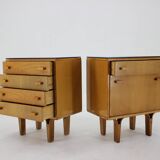 1960s Frantisek Mezulanik Pair of Chest of Drawers, Czechoslovakia