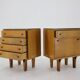 1960s Frantisek Mezulanik Pair of Chest of Drawers, Czechoslovakia