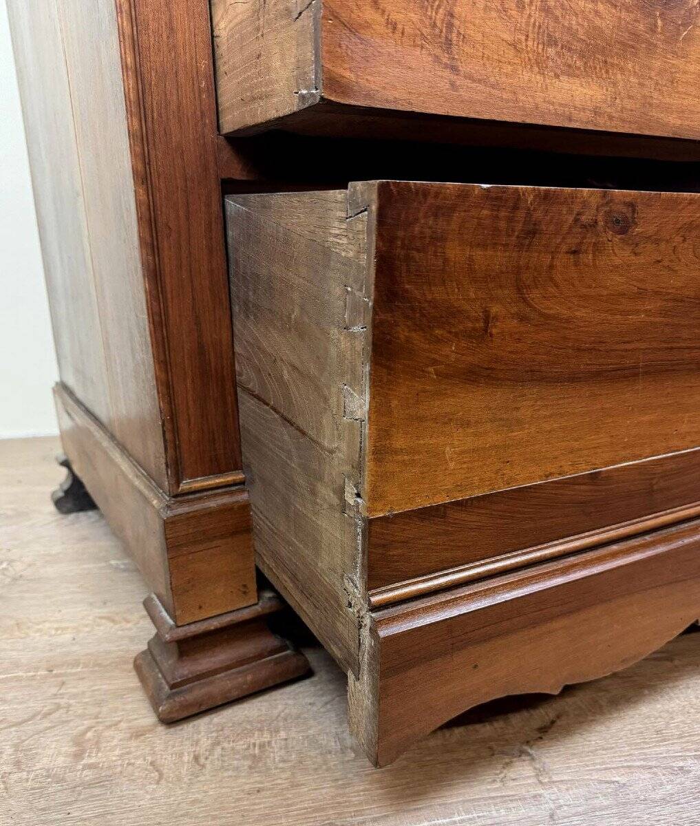 Louis Philippe Period Chest Of Drawers In Walnut