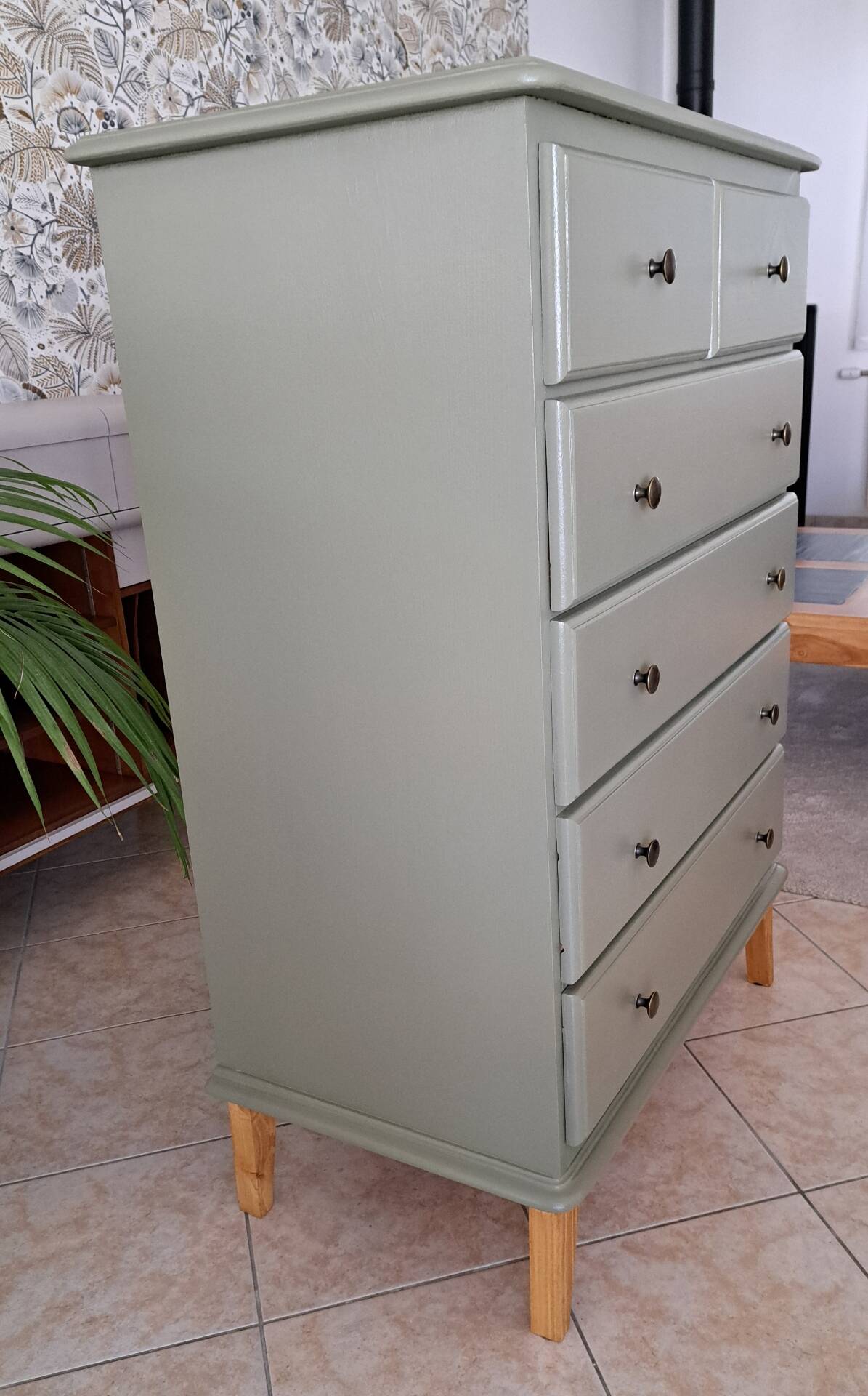 Commode vert Thisted
