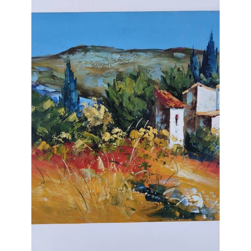 Tableau toile "Mas provençal"