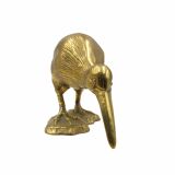 Golden brass bird