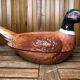 Old michel caugant terrine pheasant shape vintage ceramic