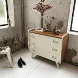 White vintage chest of drawers