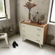 Commode vintage blanche