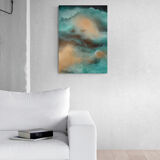 Together In Electric Dreams - Abstract art canvas