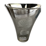 Vase en verre épais