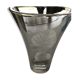 Thick glass vase