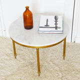 60s marble side table coffee table