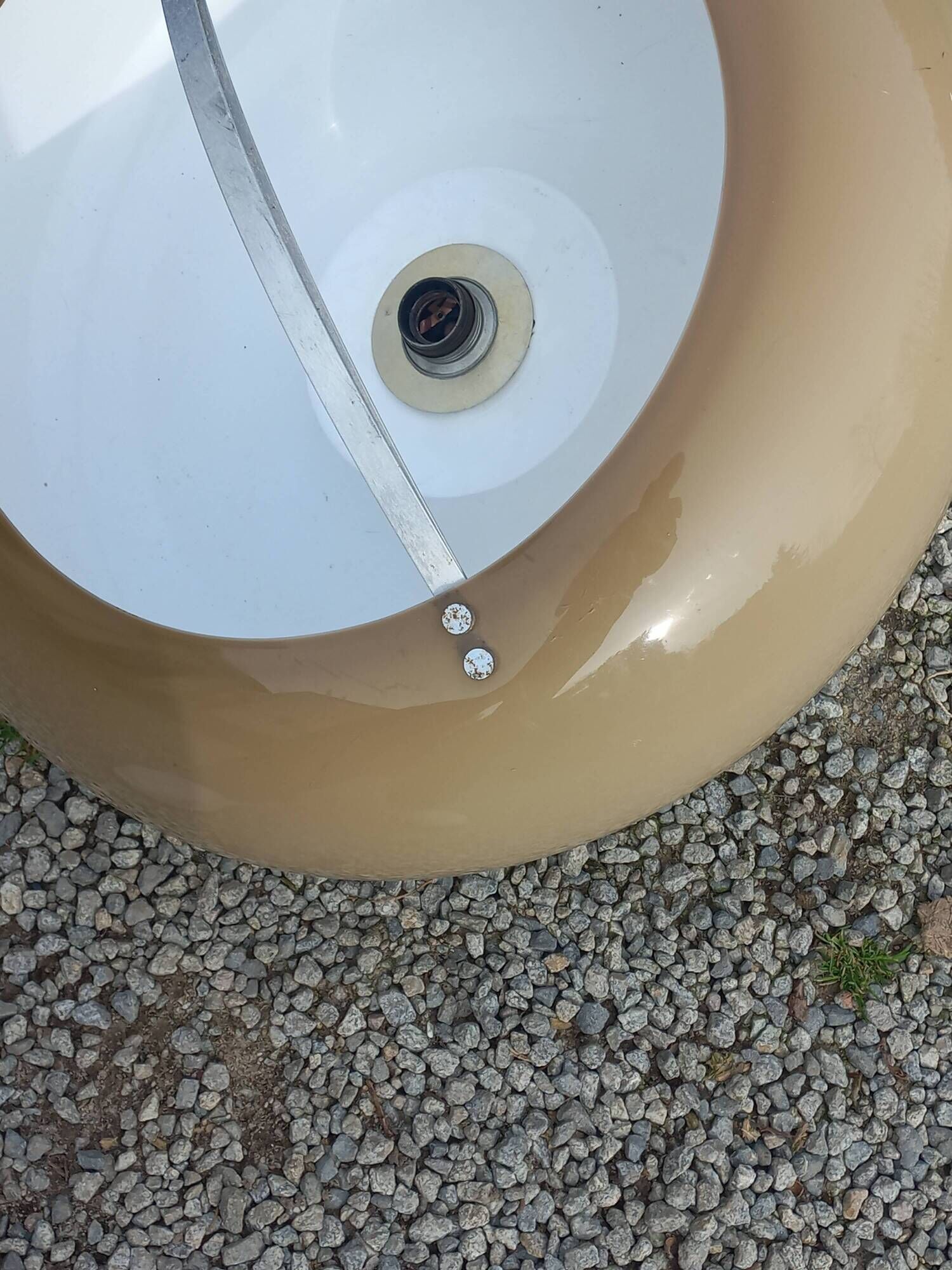 Suspension design italien space age en methacrylate des années 70