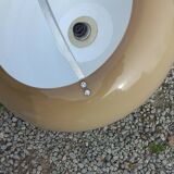 Italian space age design pendant light in methacrylate from the 70s