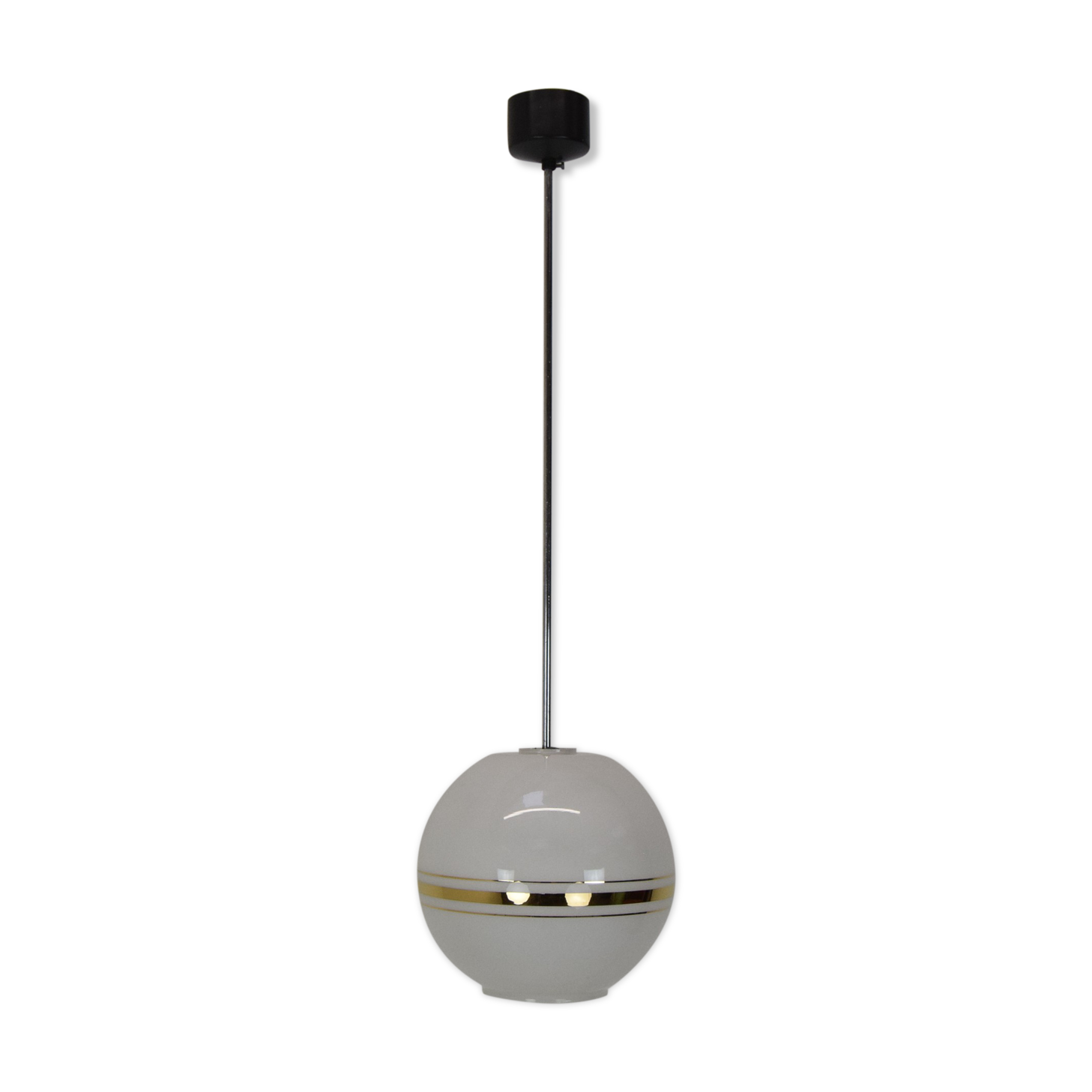Mid-century Glass Pendant Napako,1970