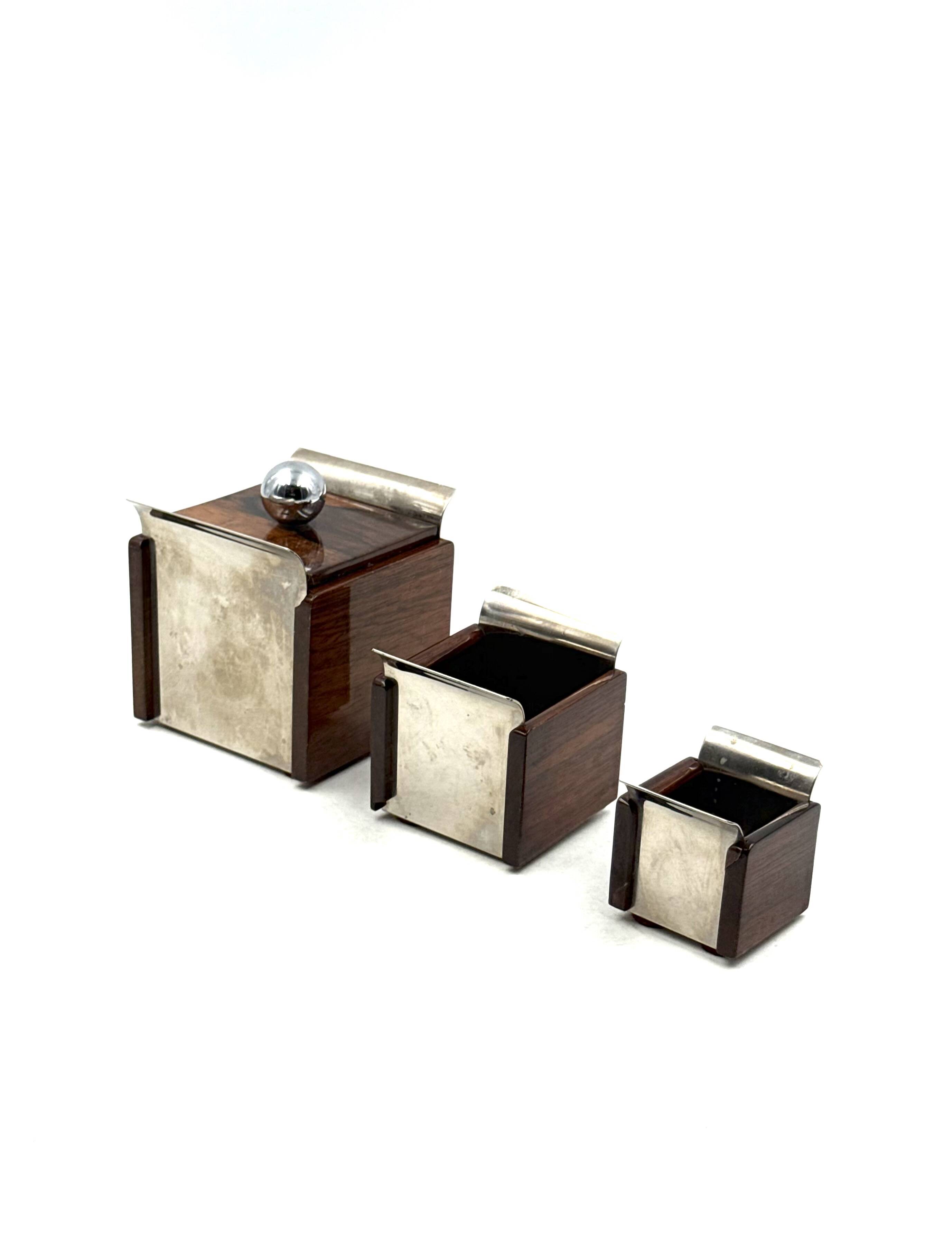 Mid-century Set of ashtrays, Ico Parisi, Italy 1960s