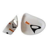 Tasse & Soucoupe Peter & Denise Orlando — Céramique Vintage 1950 Vallauris