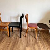 Set of 4 mismatched chairs