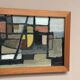 Original Swedish Oil on Canvas – “Abstract Composition” – Signed – Dated 1959 – Vintage & Framed – 77 × 35 cm