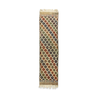 Anatolian handmade kilim rug 268 cm x 132 cm
