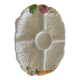 Large decorative plate in the shape of a leaf – Casual Dining