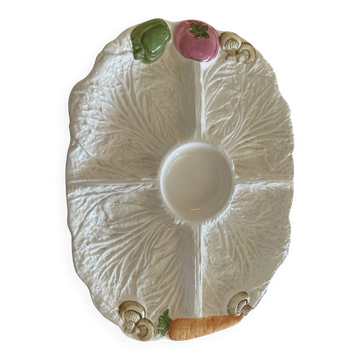 Grand plat décoratif en forme de feuille–Casual Dining