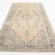 5x9 Beige & Blue Handmade Wool Turkish Rug, 166x272Cm SK 2401 FREE SHIPPING