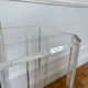 Plexiglass pedestal David Lange