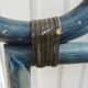 Vintage bamboo rattan headboard from the 80s.