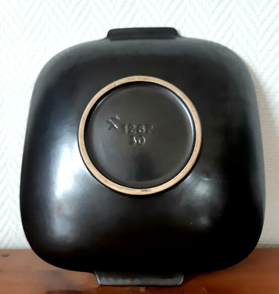 Ceramic cup fat lava style Vallauris 1960