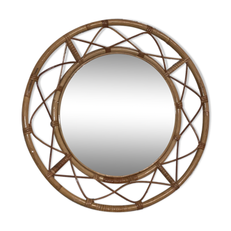 Rattan mirror  59,5cm