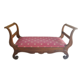 Empire style curved bench