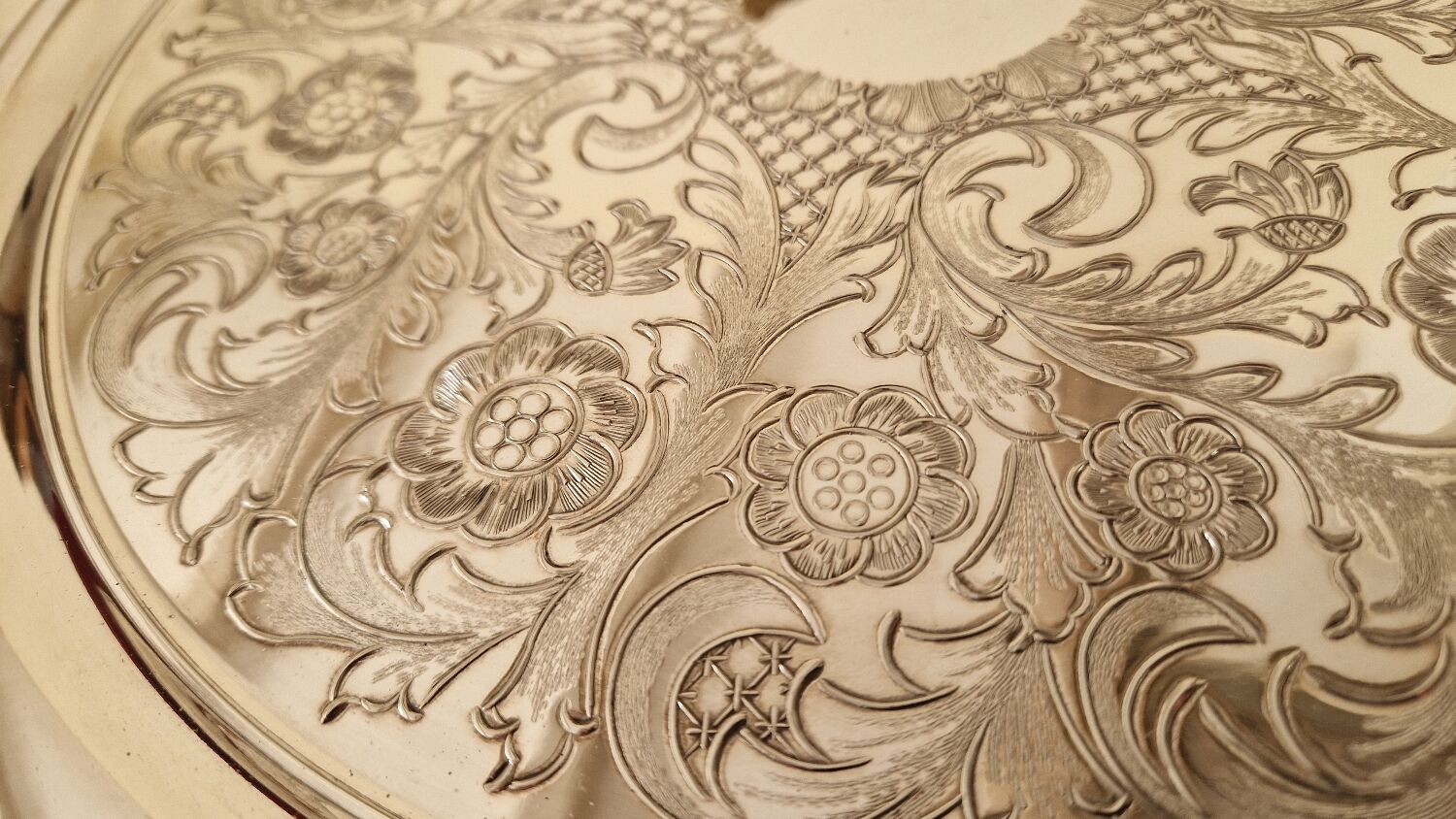 Viners Sheffield silver tray