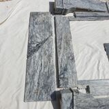 Napoleon III marble fireplace with modillions