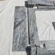 Napoleon III marble fireplace with modillions